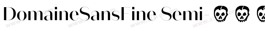 DomaineSansFine Semi字体转换 DomaineSansFine Semi字体转换